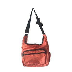 Suvelle Lightweight Hobo Travel Everyday Crossbody Bag Multi Pocket Orange Bag